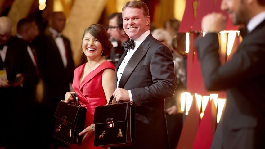 Martha Ruiz und Brian Cullinan bei den Oscars 2017