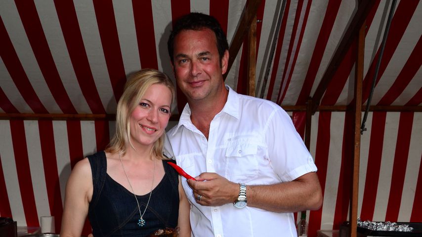 Martin Haas mit Ina Dietz beim Sat.1-Sommergrillen 2011 in Berlin