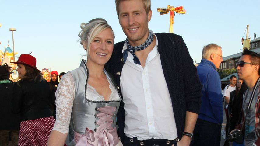 Maximilian Arland mit Andrea auf dem Oktoberfest