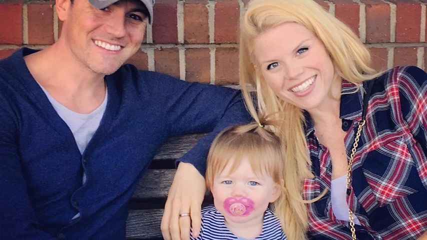 Megan Hilty mit Ehemann Brian und Tochter Viola