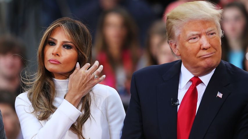 Melania und Donald Trump in der NBC Town Hall 2016