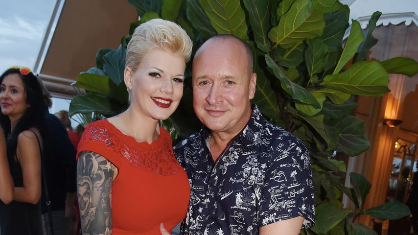 Melanie Müller mit Mike Blümer auf Mallorca