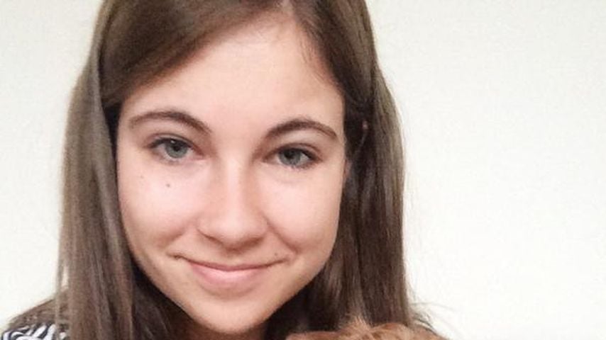 Melina Sophie mit ihrem ersten Hund Nacho