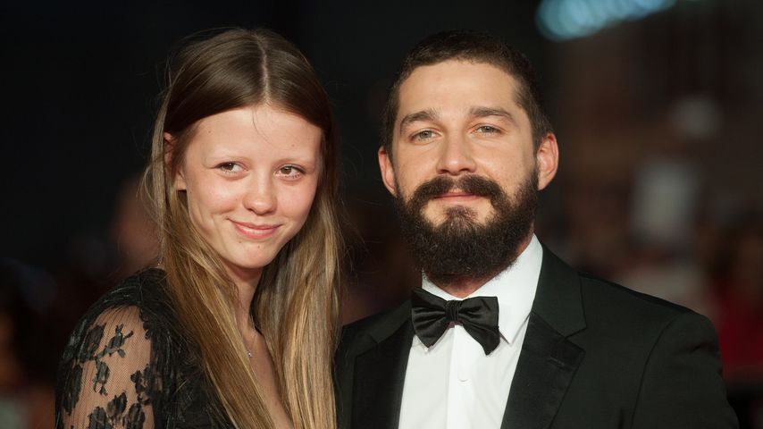 Mia Goth und Shia LaBeouf bei der "Fury"-Premiere