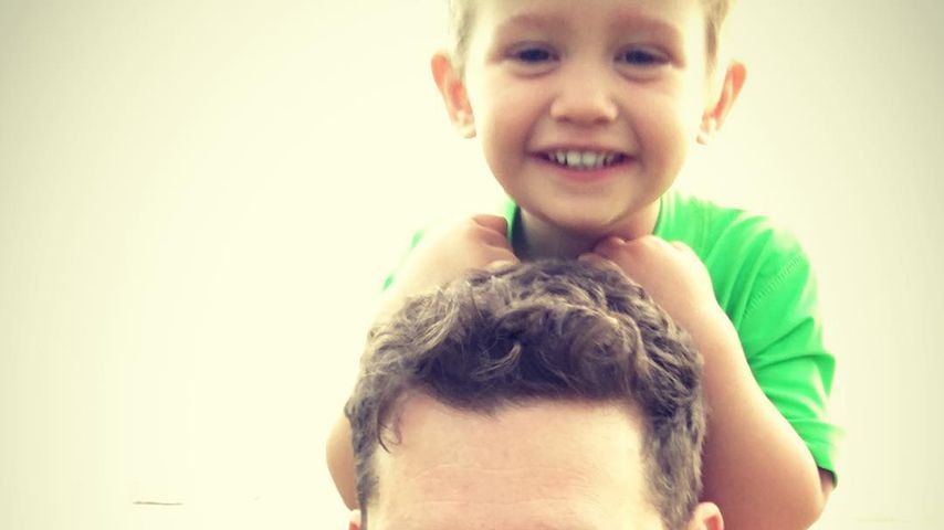 Michael Bublé und sein Sohn Noah