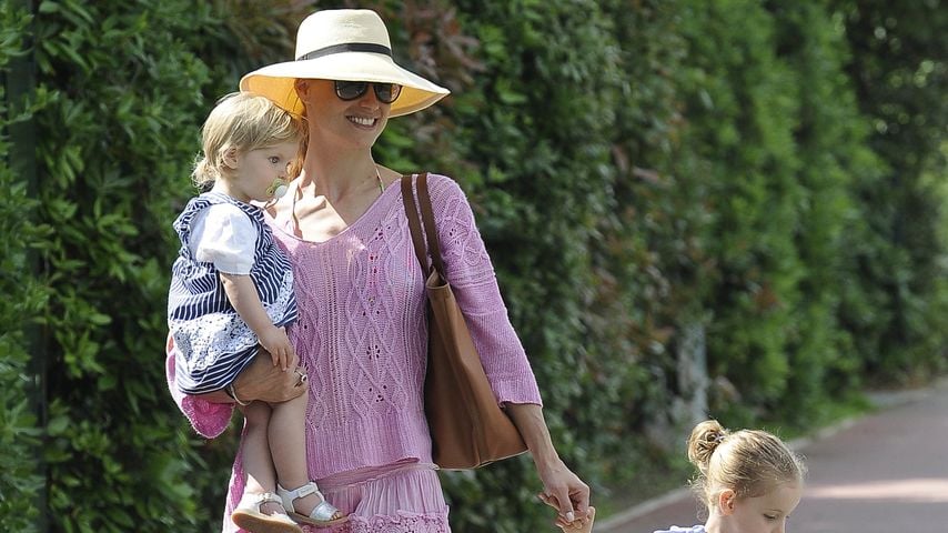 Michelle Hunziker mit ihren Kindern Sole und Celeste