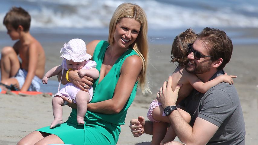 Michelle Hunziker, Tomaso Trussardi, Sole Trussardi und Celeste Trussardi