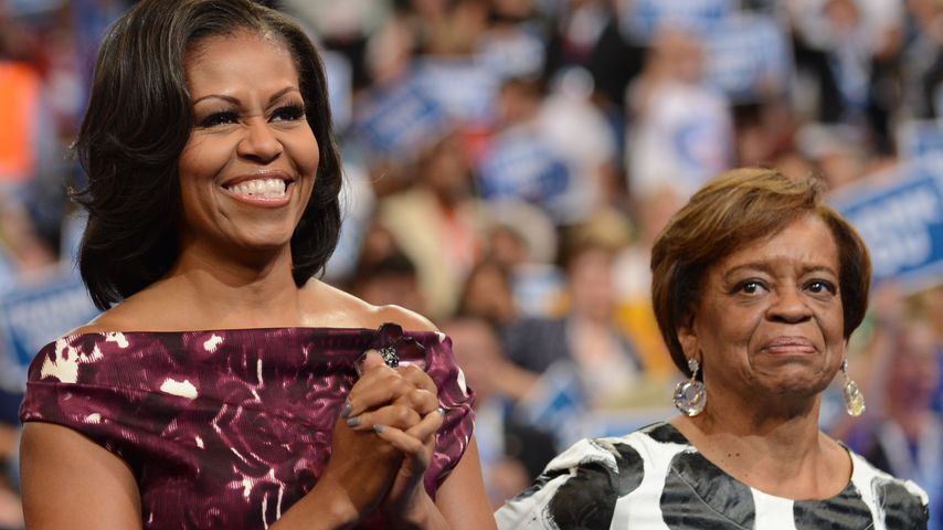 Michelle Obama und Marian Robinson in Charlotte im September 2012