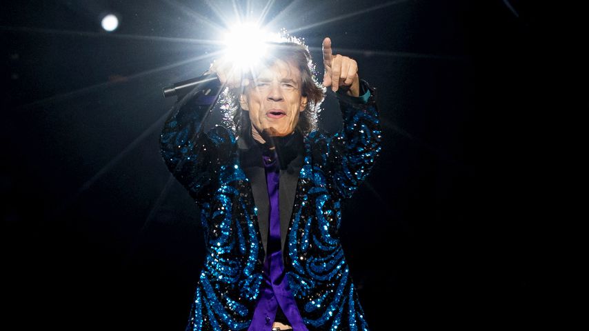 Mick Jagger bei einem Auftritt mit seiner Band The Rolling Stones