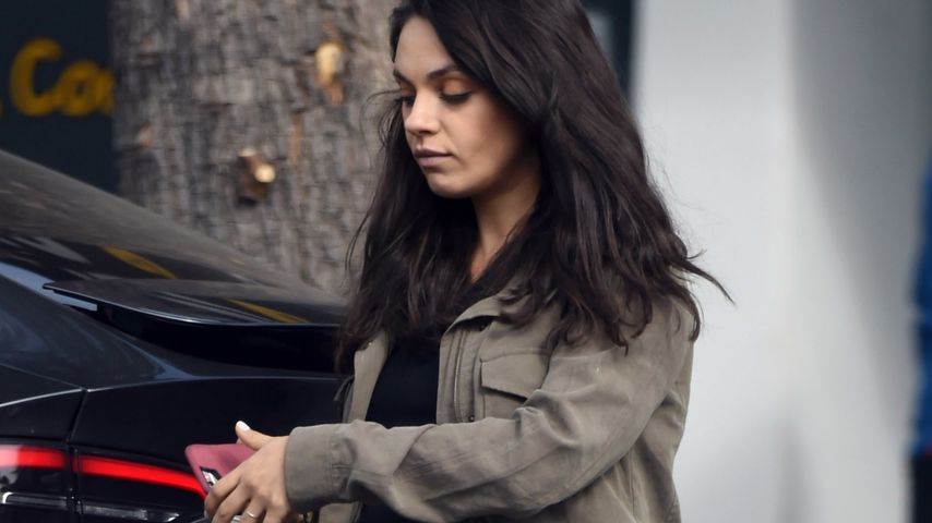 Mila Kunis während ihrer zweiten Schwangerschaft