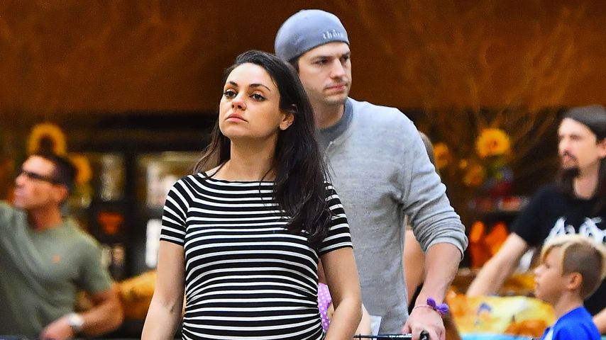 Schauspielerin Mila Kunis und Schauspieler Ashton Kutcher