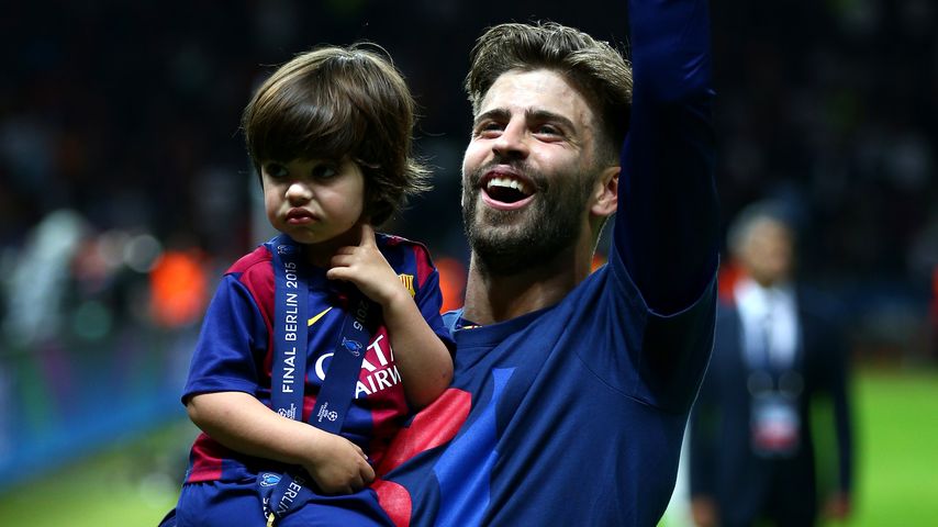 Gerard Piqué und Milan Piqué Mebarak