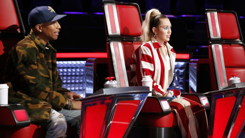 Miley Cyrus und Pharrell Williams