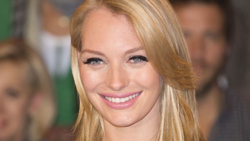 Model Laura Weyel bei der Talkshow von Markus Lanz
