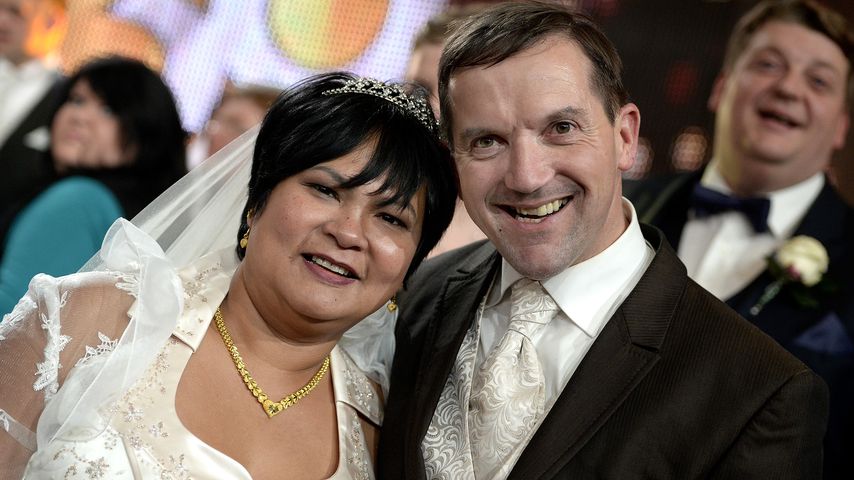 Narumol und Josef bei einer RTL-Show im Dezember 2013