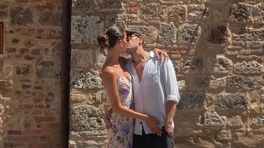 Model Natalie Kuckenburg und Schauspieler Paul Wesley