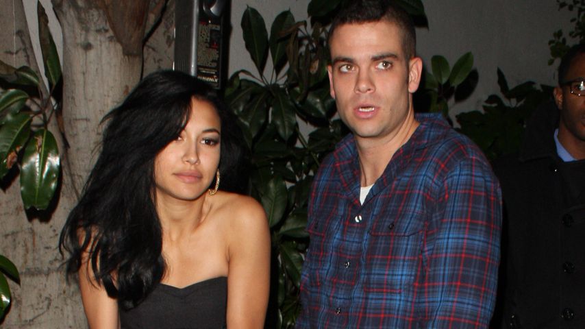 Naya Rivera und Mark Salling nach einer Party im Jahr 2010