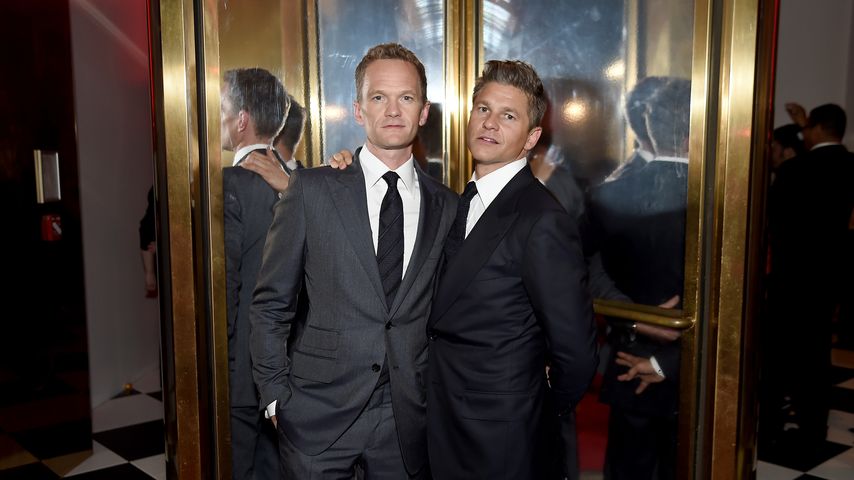 Neil Patrick Harris und sein Ehemann David Burtka auf der NYFW
