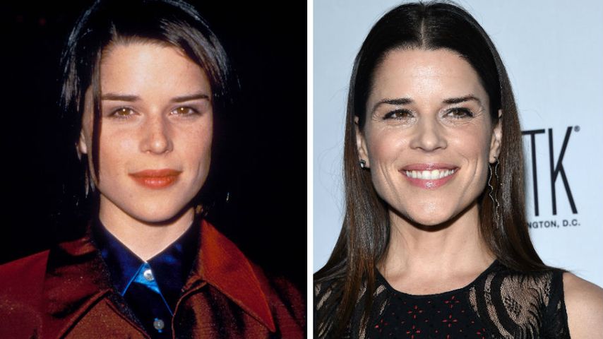 "Neve Campbell"-Collage früher und heute