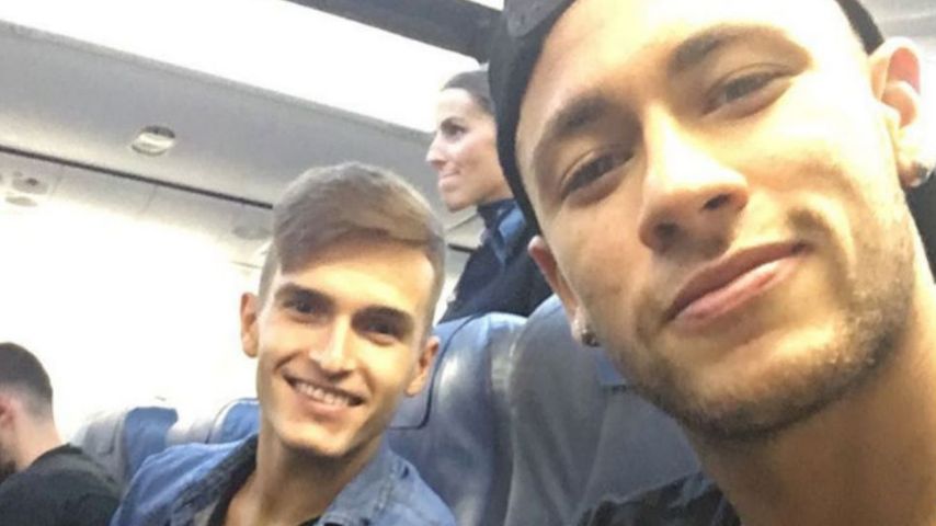 Neymar (r.) und Denis Suarez