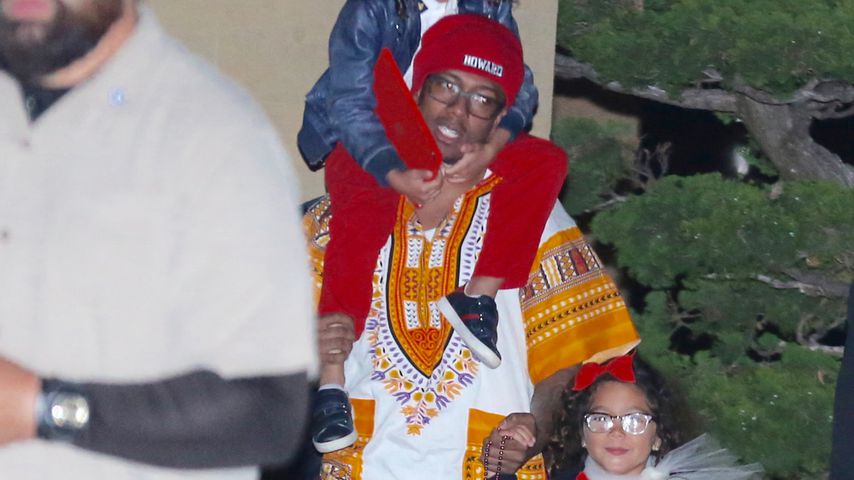 Nick Cannon mit seinen Zwillingen Monroe und Moroccan