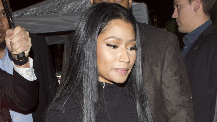 Nicki Minaj vor einem Restaurant in Los Angeles