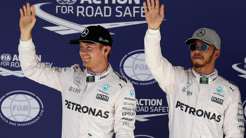 Nico Rosberg und Lewis Hamilton