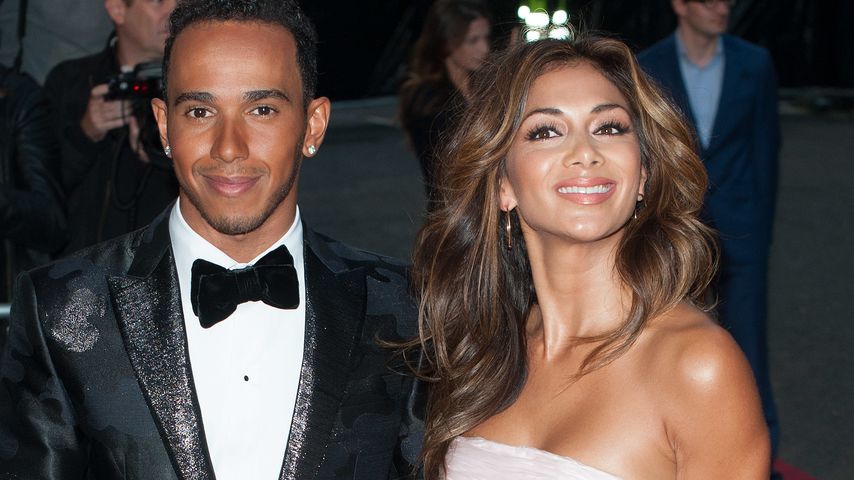 Lewis Hamilton und Nicole Scherzinger auf dem roten Teppich