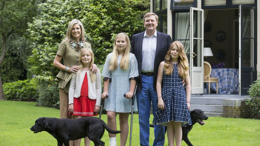 Niederländische Königsfamilie bei einem Fototermin 2016