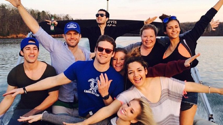 Nina Dobrev, Julie Plec, Michael Trevino, Zach Roerig und Matt Davis