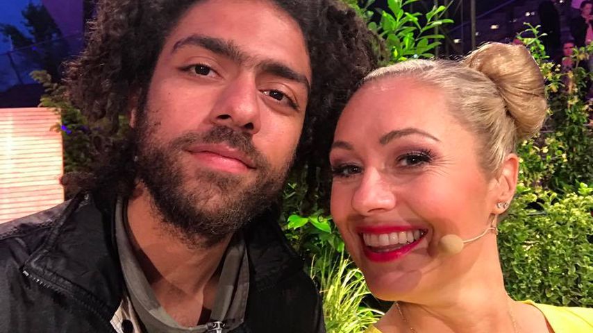 Noah Becker und Ruth Moschner bei "Grill den Henssler"