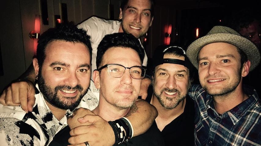 *NSYNC-Reunion anlässlich des 40. Geburtstages von JC Chasez im Jahr 2016