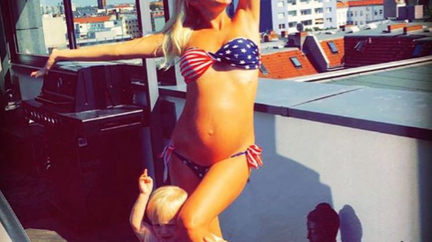 Oksana Kolenitchenko und ihr Sohn Milan