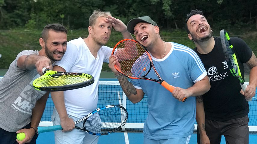 Kerberisiert Pocher Pietro Giovanni Im Tennis Fieber Promiflash De