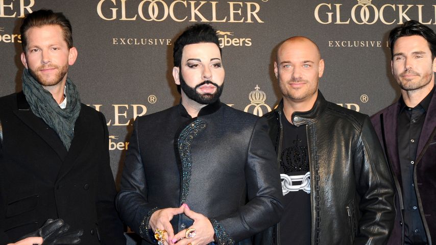 Christian Tews, Oliver Sanne, Harald Glööckler und Jan Kralitschka