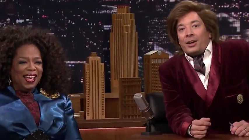 Jimmy Fallon und Oprah Winfrey