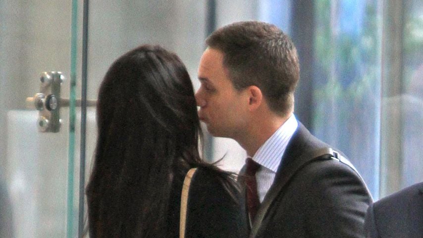 Meghan Markle und Patrick J. Adams während der "Suits"-Dreharbeiten 2013 in Toronto
