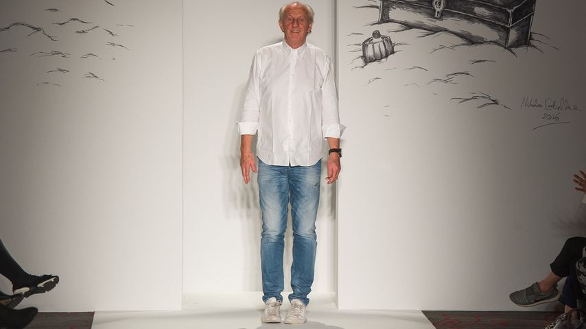Designer Paul Costelloe auf der Londoner Fashion Week 2016