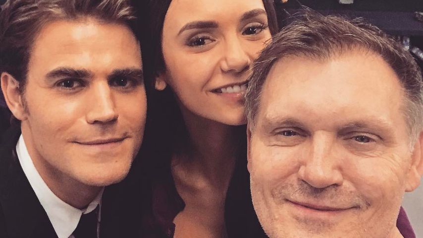 Paul Wesley, Nina Dobrev und Kevin Williamson