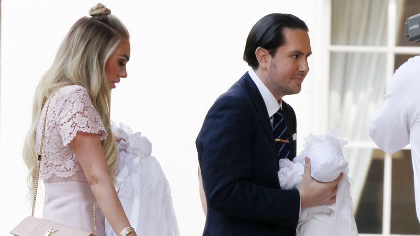 Petra Ecclestone und James Stunt mit ihren Kids