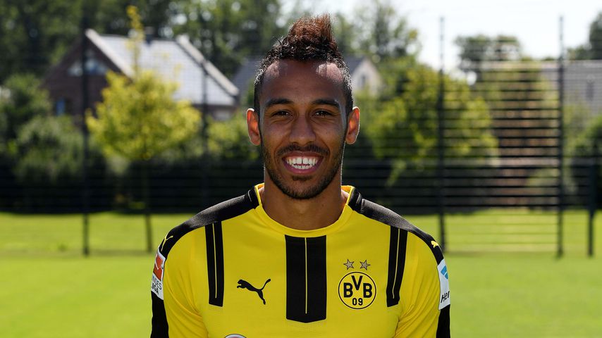 Pierre-Emerick Aubameyang bei der BVB-Teampräsentation 2016