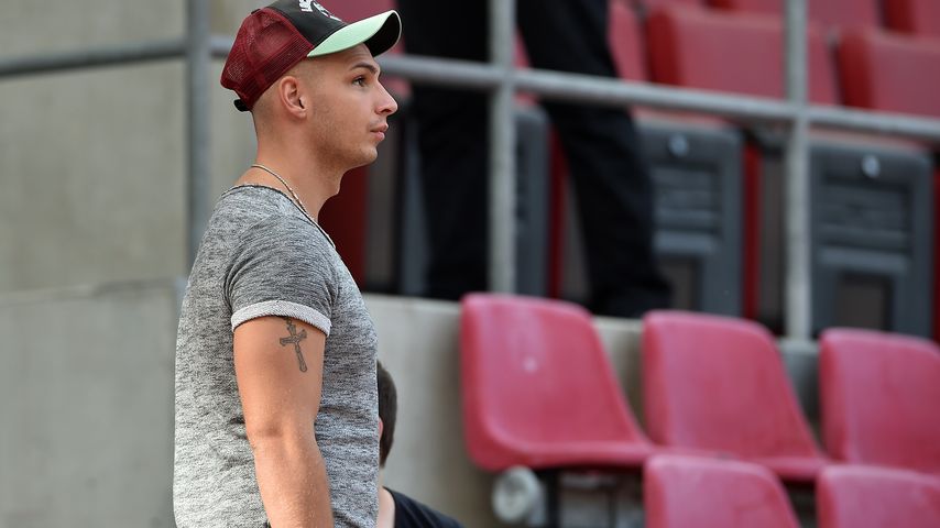 Pietro Lombardi beim Bundesliga-Spiel 1. FC Köln gegen RB Leipzig