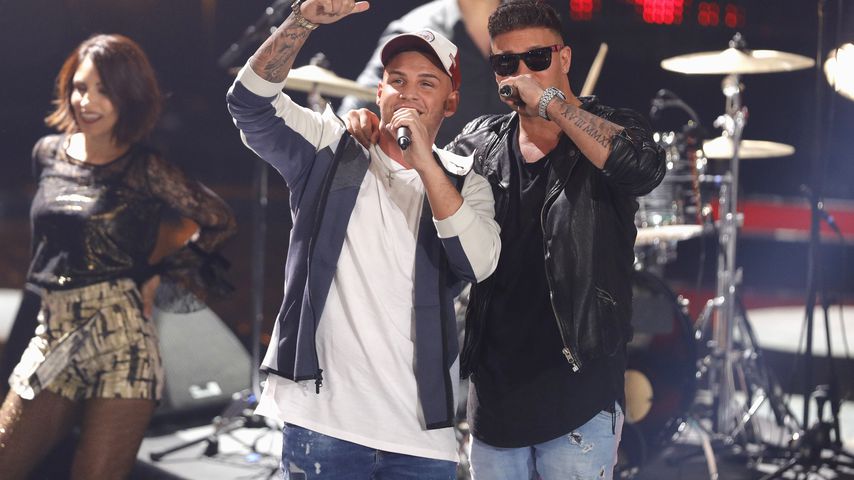 Pietro Lombardi und Kay One beim RTL-Jahresrückblick