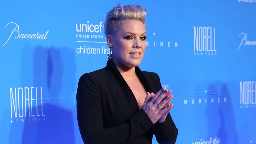 Pink beim UNICEF Snowflake Ball