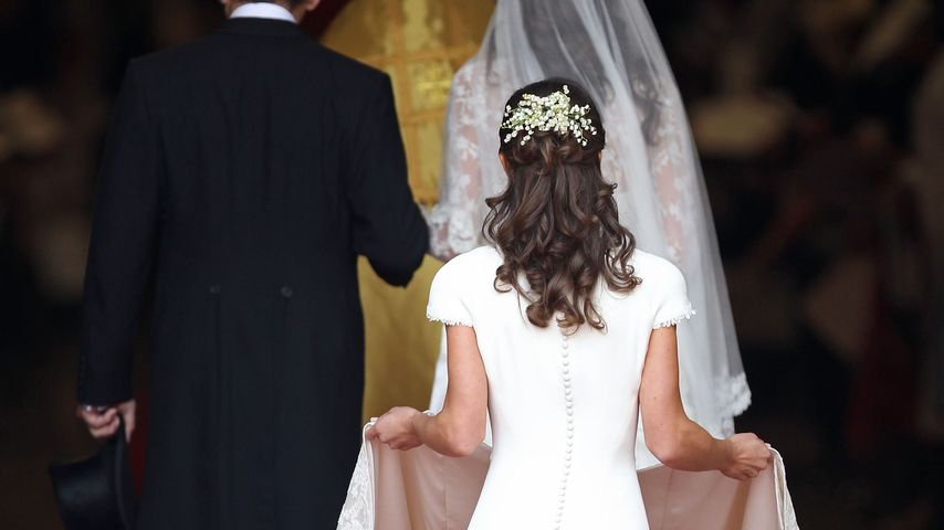Pippa Middleton als Brautjungfer ihrer Schwester, Herzogin Kate