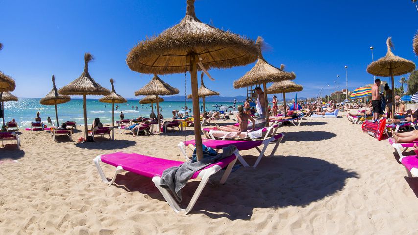Playa de Palma auf Mallorca, bekannt als Ballermann