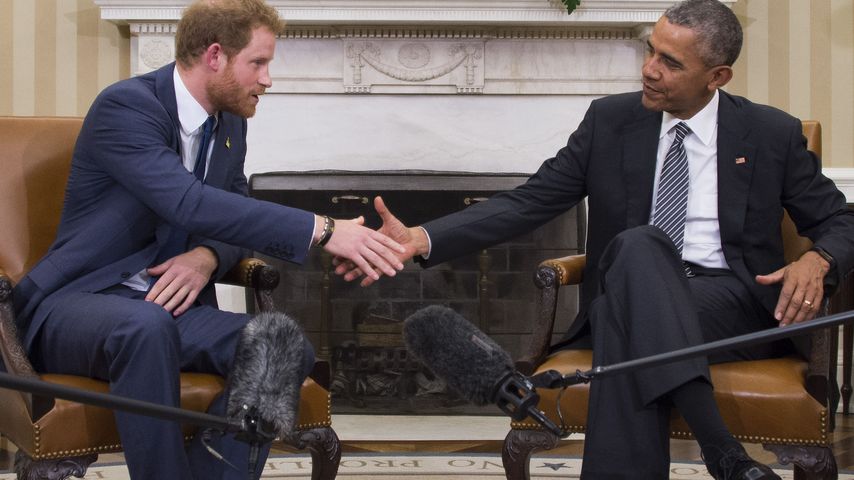 Prinz Harry und Barack Obama