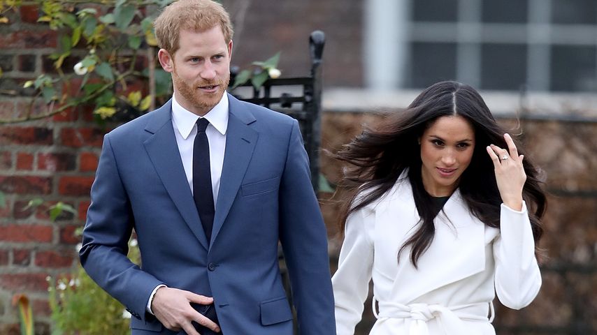Prinz Harry und Meghan Markle im Kensington Palace in London