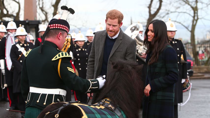 Prinz Harry und Meghan Markle am Edinburgh Castle