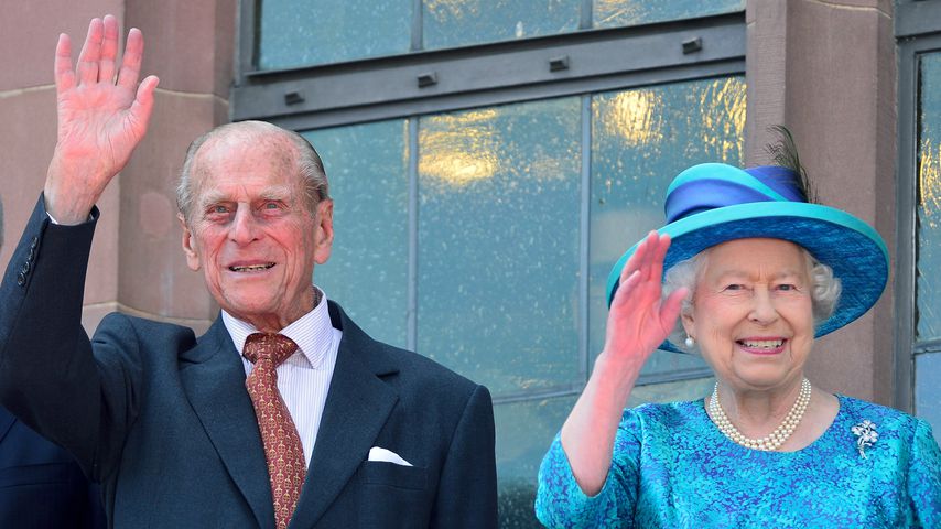 Prinz Philip und Queen Elizabeth in Frankfurt am Main 2015